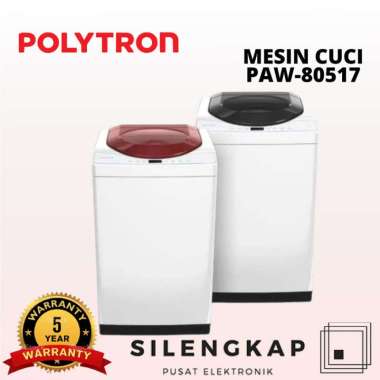 POLYTRON MESIN CUCI 8 KG TOP LOADING PAW 80517