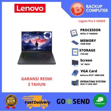 LAPTOP LENOVO Legion Pro5 16IRX9 3LID I7 14650HX 16GB RAM/RTX 4060 8GB