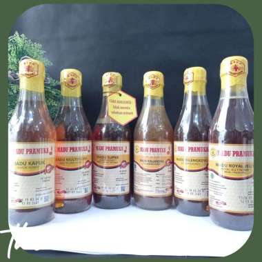 Madu Pramuka 350ml Kapuk / Multiflora / Super / Kaliandra / Kelengkeng / Royal Jelly - 100% Madu Mur