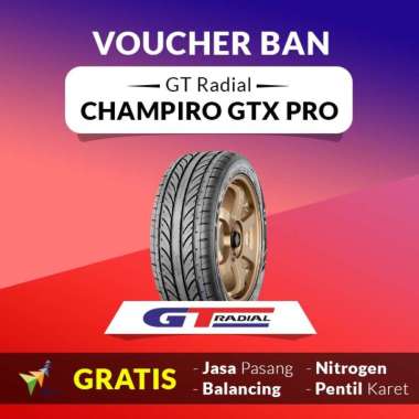 Voucher Ban Mobil GT Radial Champiro GTX Pro 185/65 R15