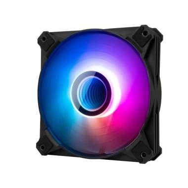 FAN CASE AIGO DARKFLASH INFINITY 8 PWM BLACK - Fan 12cm ARGB Single Hitam