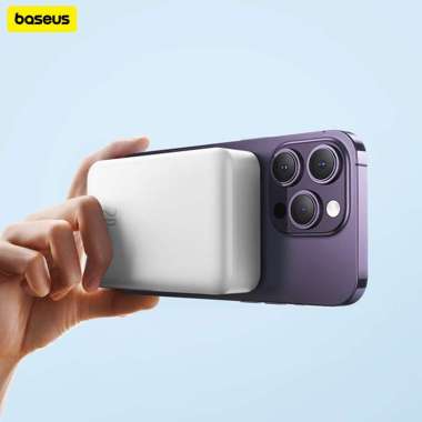 Baseus Magnetic Mini Wireless Fast Charge Powerbank 20000mAh purple