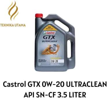 Oli Mobil Castrol GTX ultra clean 0w20 3.5 LITER