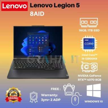 Legion 5 PRO 8AID I9-13900HX/16G/SSD 1T/RTX 4070 8G/W11 OHS 2021