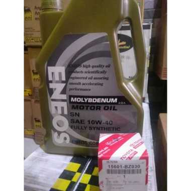 oli 10W-40 4L filter oli Toyota Avanza Rush Agya Calya sienta Mobil super