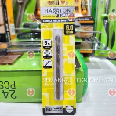 6mm MATA BOR HSS COBALT HSS-CO BESI STAINLESS STEEL 6 mm HASSTON