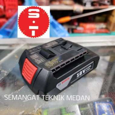 GBA18V-LI BATERAI CORDLESS BATTERY 18V 2.0AH 2AH 2 AH BOSCH GBA 18V LI