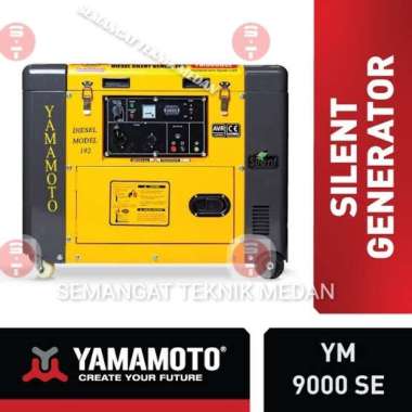 YM9000SE GENSET GENERATOR LISTRIK SILENT SOLAR 6000 WATT 6KVA YAMAMOTO