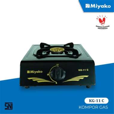 MIYAKO Kompor Gas 1 Tungku KG 11C - Kompor Gas Miyako KG-11C