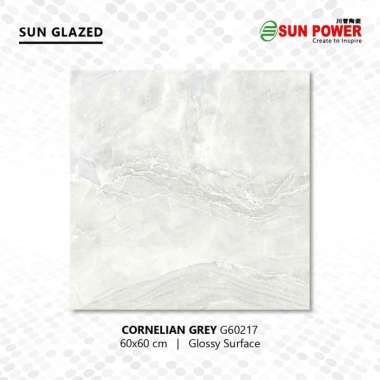 Keramik Lantai - Cornelian Series 60x60 | Sun Power grey