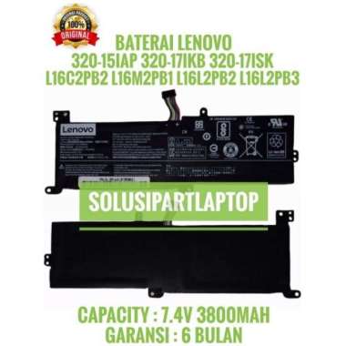 Ori Baterai Laptop IdeaPad 320 320-14IAP 320-14AST 320-15IAP