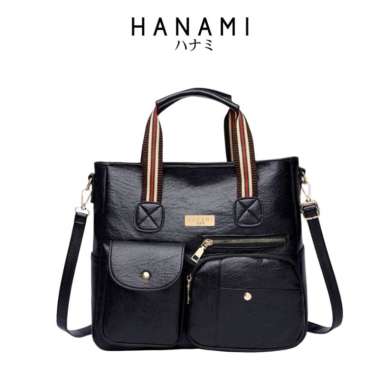 Tas Selempang Wanita Kulit Hitam Premium Shoulder Bag Besar Cangklong Batam Murah Fashion Korea Bran