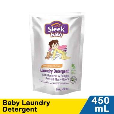 sleek laundry detergent cair refill DETERJEN 450ml