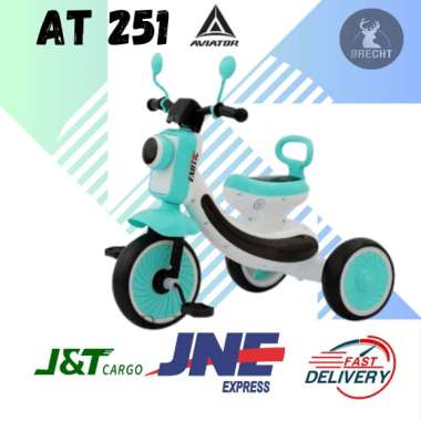 Sepeda Anak Roda Tiga Aviator AT 251 Tricycle AT251 Aviator Exotic pink