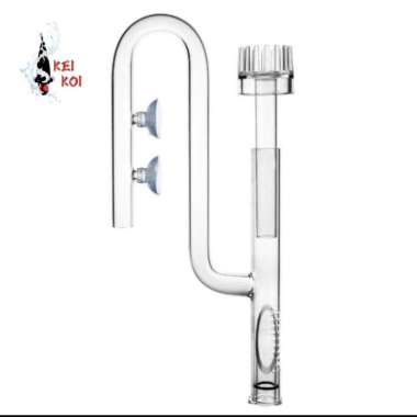 LILY PIPE GLASS INLET INFLOW SIZE 12/16 WITH SKIMMER
