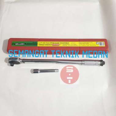 KUNCI TORSI METER MOMEN MOMENT TORQUE WRENCH 1/2" 14KG SELLERY 98-805