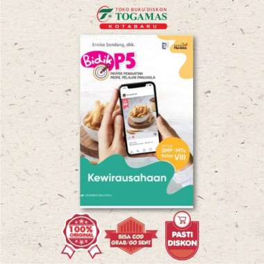BUKU P5 SMP KELAS 7 & 8 ERLANGGA KUMER KEWIRAUSAHAAN KLS 8
