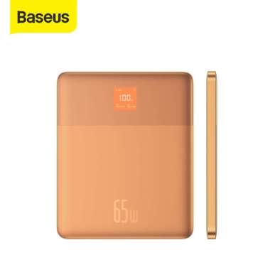 Baseus Blade2 Blade 2 65W Fast-Charging Power Bank 12000mAh With Cable Type C To C 100W Canyon Coral