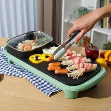 Cypruz BBQ Electric Hot Pot Shabu Suki Grill hotpot elektrik 2 in 1 TOSCA