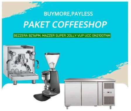Buymorepayless Paket Mesin Kopi Espresso Bezzera BZ16 1Gr & Mazzer Super Jolly V UP - BestDuo Startu