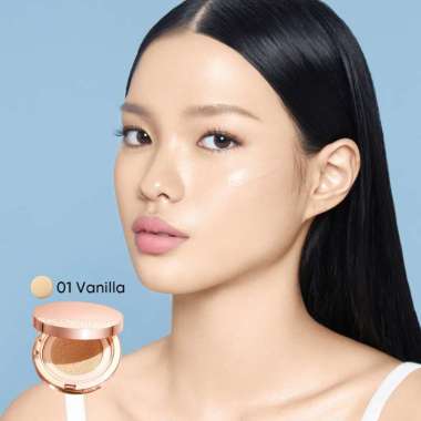 Skintific Cover All Perfect Cushion Shade Vanilla ivory Petal Almond Beige Sand Honey Cushion 01 Van
