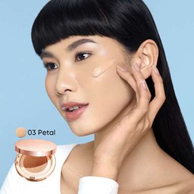 Skintific Cover All Perfect Cushion Shade Vanilla ivory Petal Almond Beige Sand Honey Cushion 03 Pet