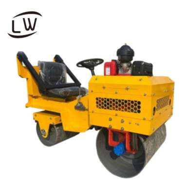 MESIN DRIVE BABY ROLLER DOUBLE DRUM MOBIL PEMADAT ASPAL DIESEL 2,8 TON