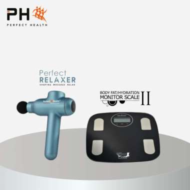 Bundling Portable Massage + Timbangan Badan Digital Body Fat Scale II