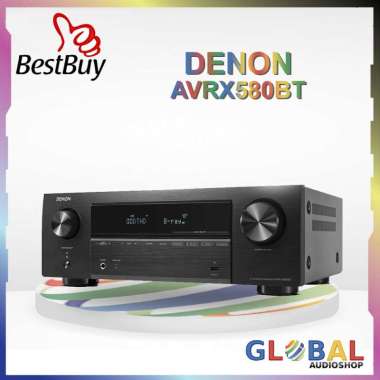 Denon AVRX580BT / AVR-X580BT / AVRX-580BT AVR 580 BT 5 Ch 8K Amplifier Home Theatre