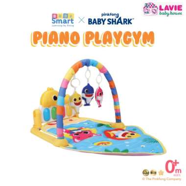 BEBE SMART Baby Play Gym Baby Shark / Play Gym Bayi / Playmate Bayi / Piano Playmat Yellow