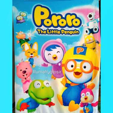 (Rumah Grosir) Selimut Pororo The Little Penguin Printing Blanket Lembut SELIMUT PORORO