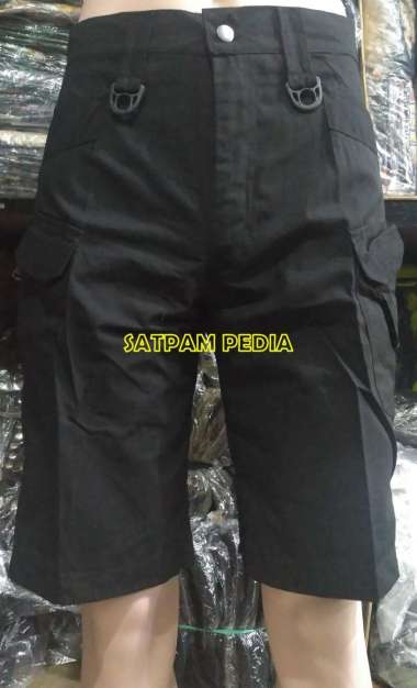 Celana Pendek Taktikal Hitam - Celana Taktikal Pendek 36