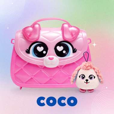 Tiger Head Glam Buddies Surprise Puppy Purse Asst ""Coco"" - Mainan Anak