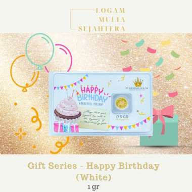 LOGAM MULIA HARTADINATA BIRTHDAY SERIES 0.5GR white