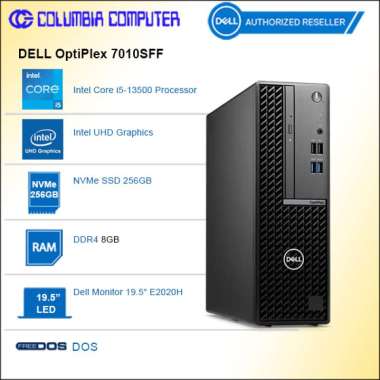 DELL OptiPlex 7010SFF i5-13500 8GB 256GB DOS + 19.5"LED