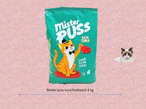 MISTER PUSS tuna 8 KG makanan kucing mister puss