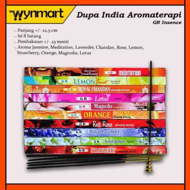 Dupa India Aromaterapi GR wangi buah Meditation
