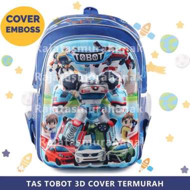 TERMURAH MOTIF TIMBUL - TAS ANAK TOBOT / TAS TOBOT / TAS KARAKTER TOBOT / TAS ANAK SD Tas Anak Robot
