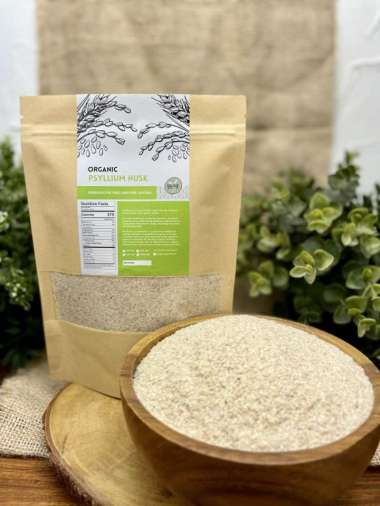 Orghanic Psyllium Husk 250 gram Pure / Psyllium Husk Serbuk Kasar