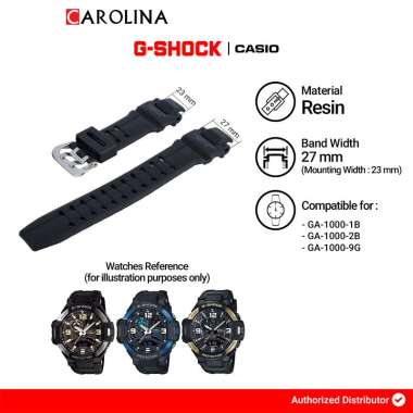 Tali Strap G-Shock GA-1000 27mm Black Resin 10435441
