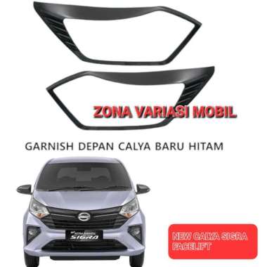 Garnish Lampu Depan New Calya Sigra 2019 2020 2021 2022 2023 Hitam