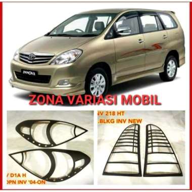 Garnish Cover Lampu Depan Belakang INNOVA new 2008 2009 2010 Hitam Dop Depan Belakang