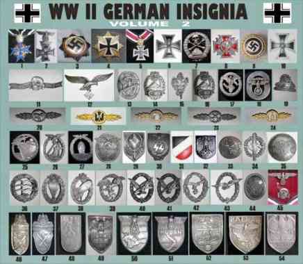 Pin Nazism Vol II German WWII WW2 Badge Reproduction Authentic Export Quality Bahan Metal No. 25