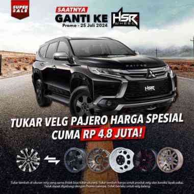 TUKAR TAMBAH VELG STANDAR PAJERO