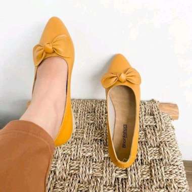Sepatu kulit Garut Bahan Premium By Aqila Fashion 37 Kuning