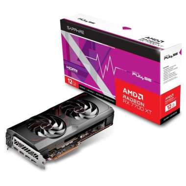 VGA SAPPHIRE AMD Radeon RX 7700 XT PULSE 12GB GDDR6 7700XT