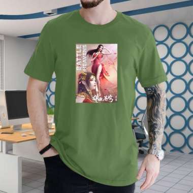 Kaos Distro Anime Donghua Battle through to heaven BTTH - Baju Atasan Laki-laki - Pakaian Pria BTTH 