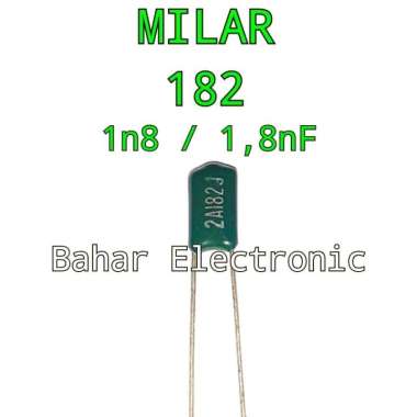 2pcs Kapasitor Milar 182 1n8 1,8nF 100V