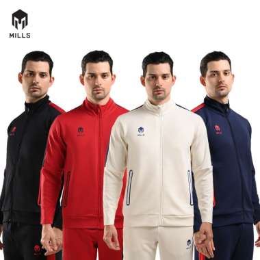 MILLS Jaket Olahraga Drei Track Jacket 8124 XL BLACK
