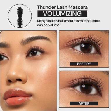 ROSE ALL DAY All New Thunder Lash Mascara Original - Maskara Volumizing